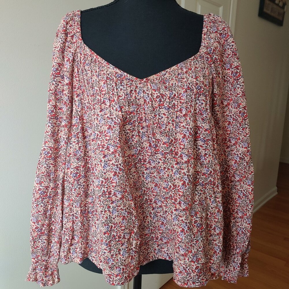 Universal Thread Baby Doll ¾ Sleeve Top   Size L